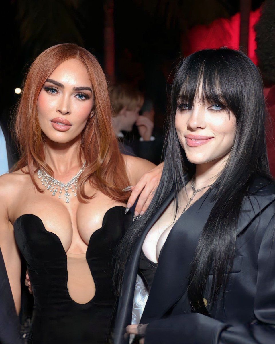 qrpress_'s tweet photo. Billie Eilish &amp; Megan Fox https://t.co/Q9NpcpvkZJ