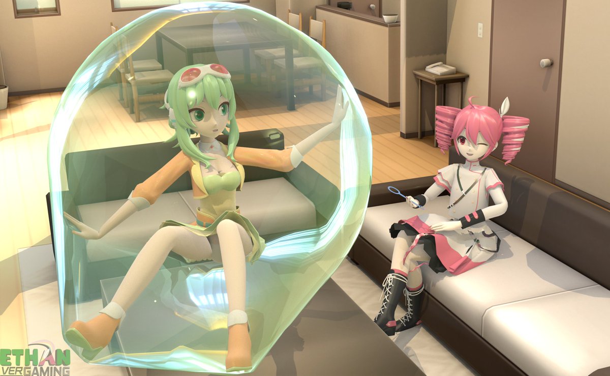 EthanVerGaming's tweet photo. Belated Birthday to #GUMI which I didn't know it was on June 26, seems like she got involved again with another "Teto Word of the Day"
#bubble #bubbles #kasaneteto #3d #animegirl #blender #bubbled #encasement #human #render #soapbubble #bubbletrap #GUMI誕生祭2026 https://t.co/FItBZuXejZ