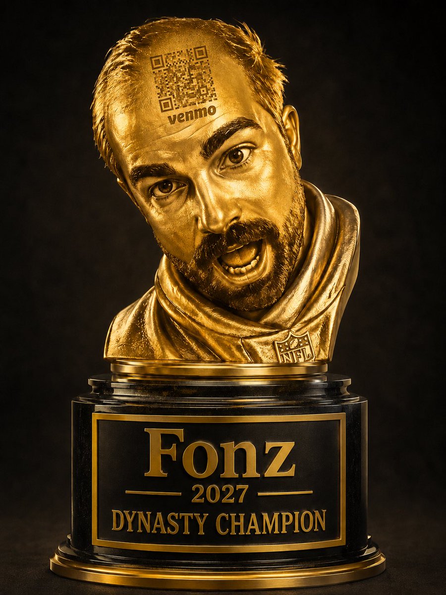 Houseofpain85's tweet photo. Thank you to everyone supporting the fonz it means the world to us, we’re looking to give back so we are accepting donations that will be donated to a charity, our new dynasty trophy will have all the information going forward just scan the forehead on the montanti trophy https://t.co/mdFm8r54ZP