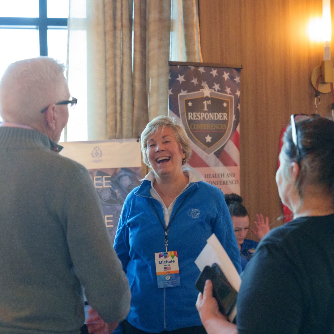 ICISFInc's tweet photo. Congratulations on 25 Years, Michele Parks! 🎉 Your dedication as CISM Program Director inspires us all. 💙 #ICISF #WorkAnniversary #25YearsOfService #HelpingHelpers #CrisisIntervention #Leadership #TeamICISF #MilestoneCelebration https://t.co/5BMi0gmXZ4