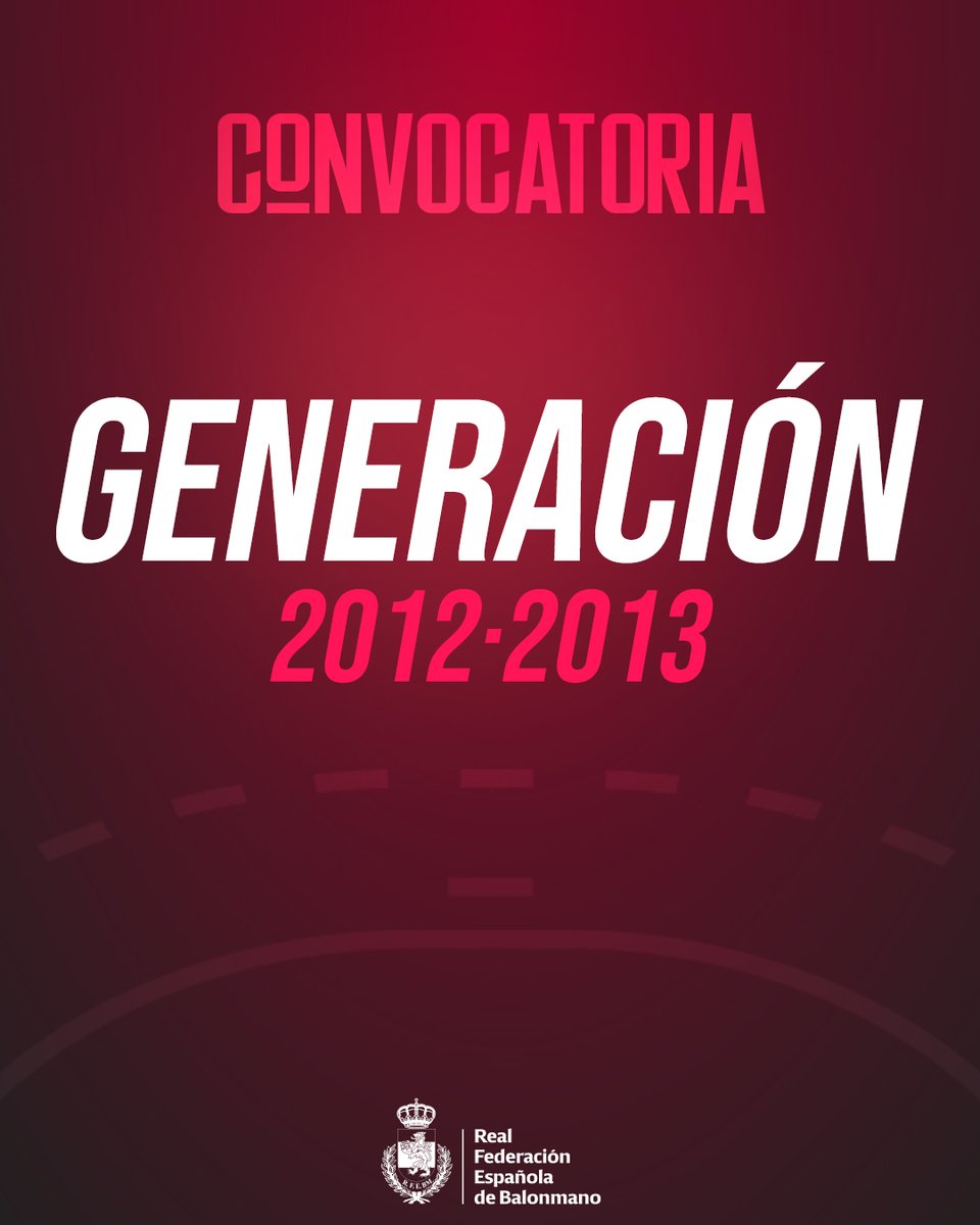 RFEBalonmano's tweet photo. 📑Convocatoria 𝐠𝐞𝐧𝐞𝐫𝐚𝐜𝐢𝐨́𝐧 𝟐𝟎𝟏𝟐-𝟐𝟎𝟏𝟑 femenina para una tecnificación en Burgos📍

👉El Área Técnica de la Real Federación Española de Balonmano ha comunicado la relación de jugadoras convocadas para participar en las jornadas de tecnificación que se celebrarán en Burgos del 22 al 28 de julio

✍️Entérate de todo aquí: https://t.co/2gEJOGx57b

#⃣ #Balonmano