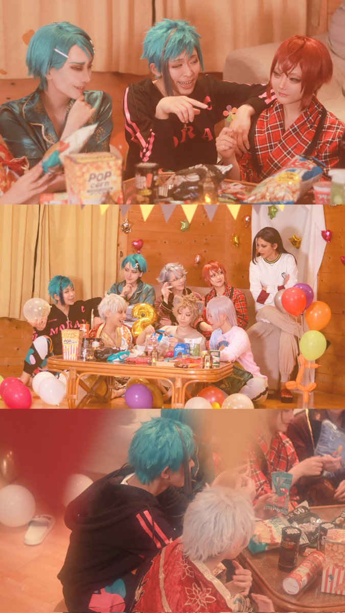 hougi_tea_'s tweet photo. コスプレ/cos/twst
*タップ推奨
.
.
▼▽▼▽▼2年生くつろぎマイルーム▼▽▼▽▼

　🍫🍭今夜は夜更かしお菓子パーティー🍬🍿 

▼▽▼▽▼▽▼▽▼▽▼▽▼▽▼▽▼▽▼▽▼
.
.
色んなお菓子を食べてUNO対決した🥰
.
photo:ぴーなっつ@pipopapo_rinrin
#2年生全員集合0516inATAMI https://t.co/tpBqv20b2K