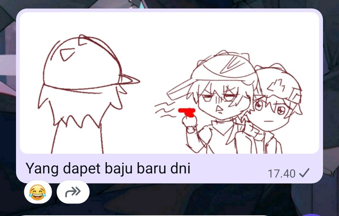 Rairla04's tweet photo. https://t.co/afPft2v2Jj

Follow my saluran wa yang penuh dengan hujatan untuk hali (lovingly) https://t.co/x01cZLjL3i