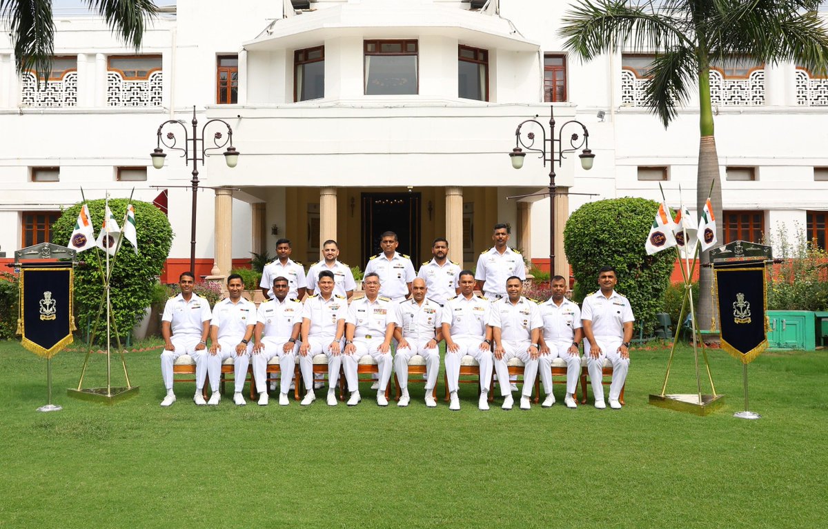 indiannavy's tweet photo. 11th Edition of #IndianNavy and #RoyalMalaysianNavy Staff Talks were successfully concluded on #01Jul 26 at New Delhi, India.

Co-chaired by RAdm Srinivas Maddula, ACNS (FCI) and RAdm Dato’ Pahlawan Mohd Fadzli Kamal bin Mohd Mohaldin, Assistant Chief of Staff (Ops & Trg), Royal Malaysian Navy, the talks focused on strengthening bilateral engagements, enhancing maritime cooperation and collaborative pursuit towards #MaritimeSecurity in the #IOR.

🇮🇳-🇲🇾#BridgesofFriendship
#NavalCooperation

@tldm_rasmi @SpokespersonMoD 
@hcikl