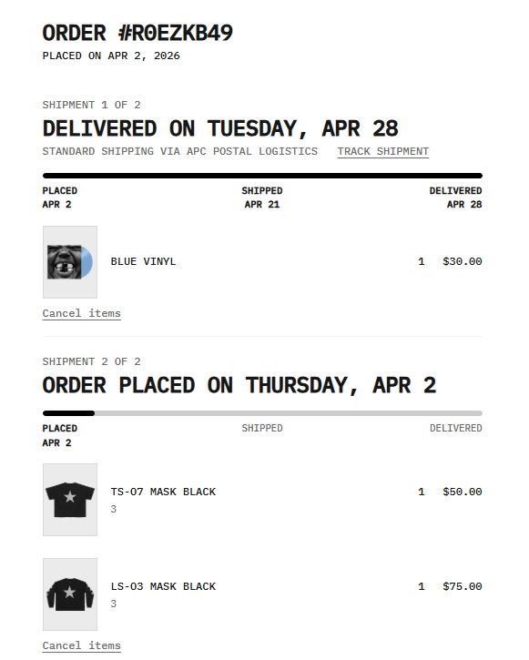 Liiamssssaccc's tweet photo. @kanyewest

YE! 

WHERE ARE MY SHIRTS https://t.co/o8dOf9bVms