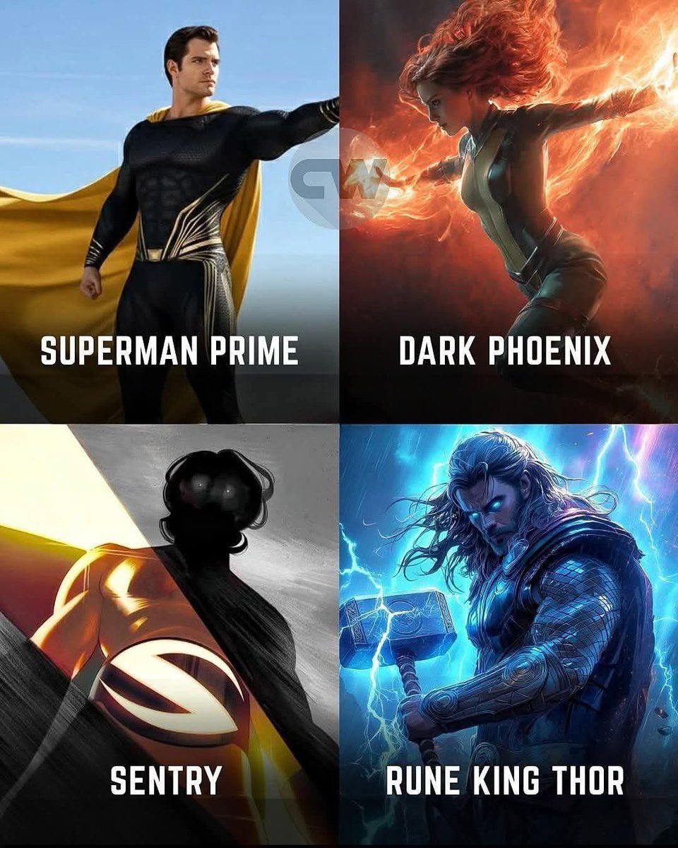MovieWurld's tweet photo. This four in a death match 🔥

# All in their prime and peak.
# No outside assistance 
# No team formation 
# Battleground in space. 

Who will be the last being standing and why? https://t.co/xuh0yZEME9