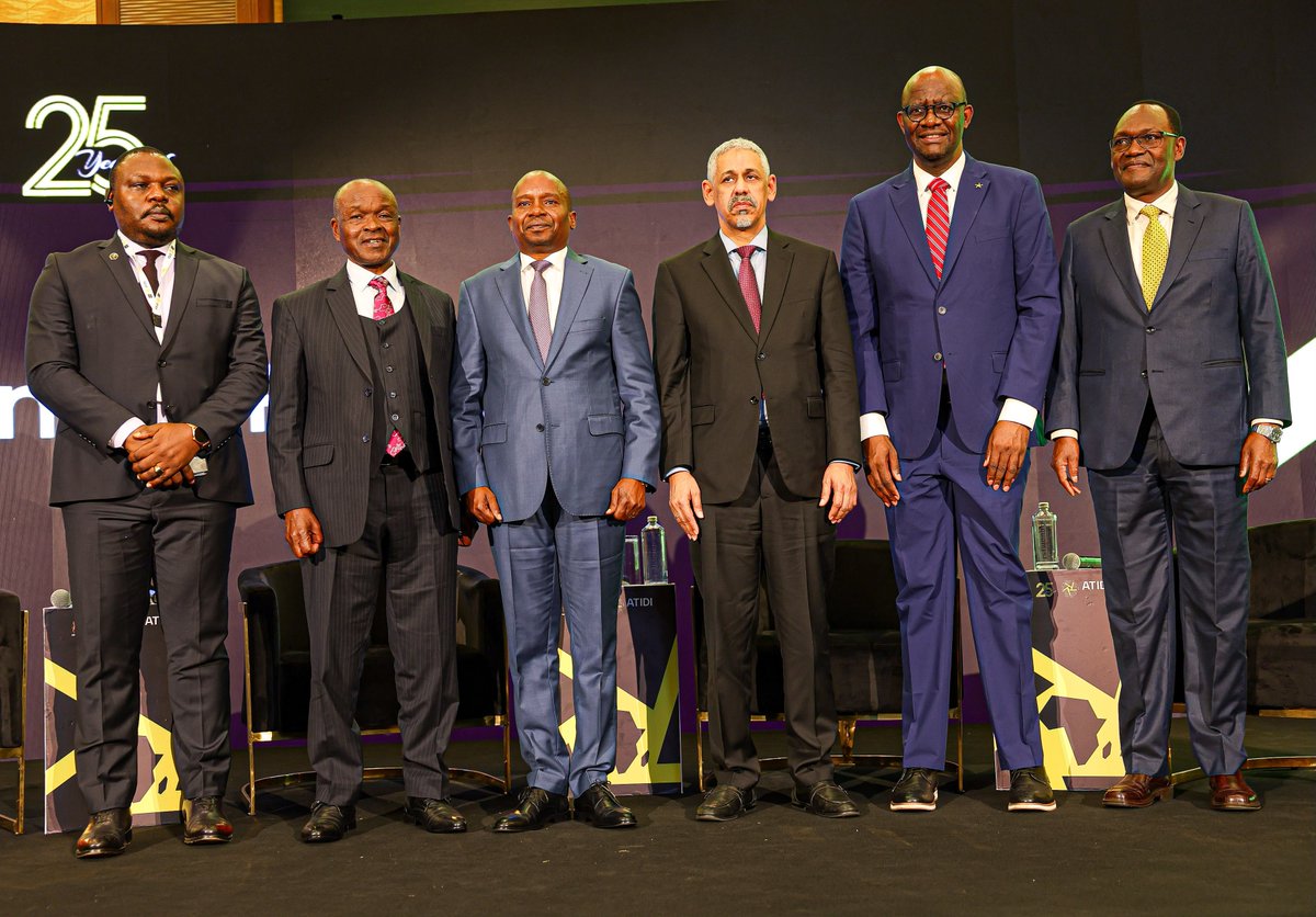 RadioIngo's tweet photo. *Photos*
Deputy President Kithure Kindiki joins regional dignitaries during the official opening of the 26th Annual General Meeting of the African Trade and Investment Development Insurance (ATIDI) at the Serena Hotel, Nairobi City County, Kenya.
^DA #IngoFM https://t.co/Q5xwfDwFXH