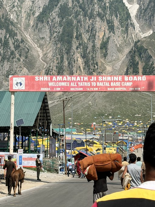 The first batch of pilgrims for the Shri Amarnath Ji Yatra has reached ...