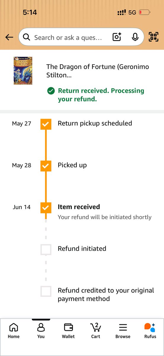 Ajaychaursia01's tweet photo. @AmazonHelp @amazonIN  return started for my product on 27th May’26 still waiting for your Response.
Please avoid redirecting me from one count to another.. shame on your such lethargic services. https://t.co/pZigXxpfxR