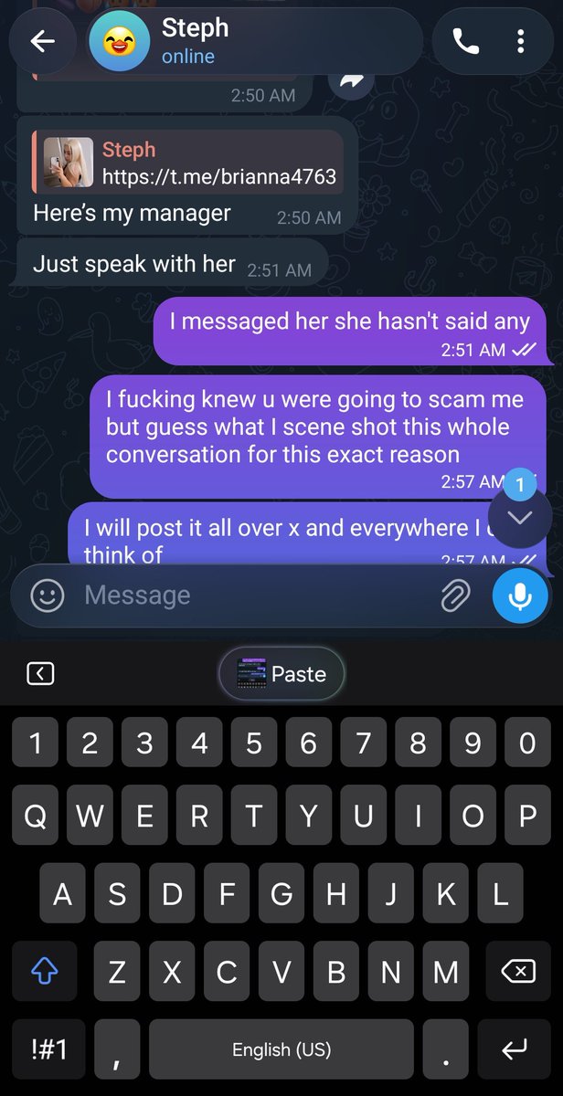bigfes77's tweet photo. @Stephanepoyaw3 Scammer https://t.co/1m9iYDYRv5