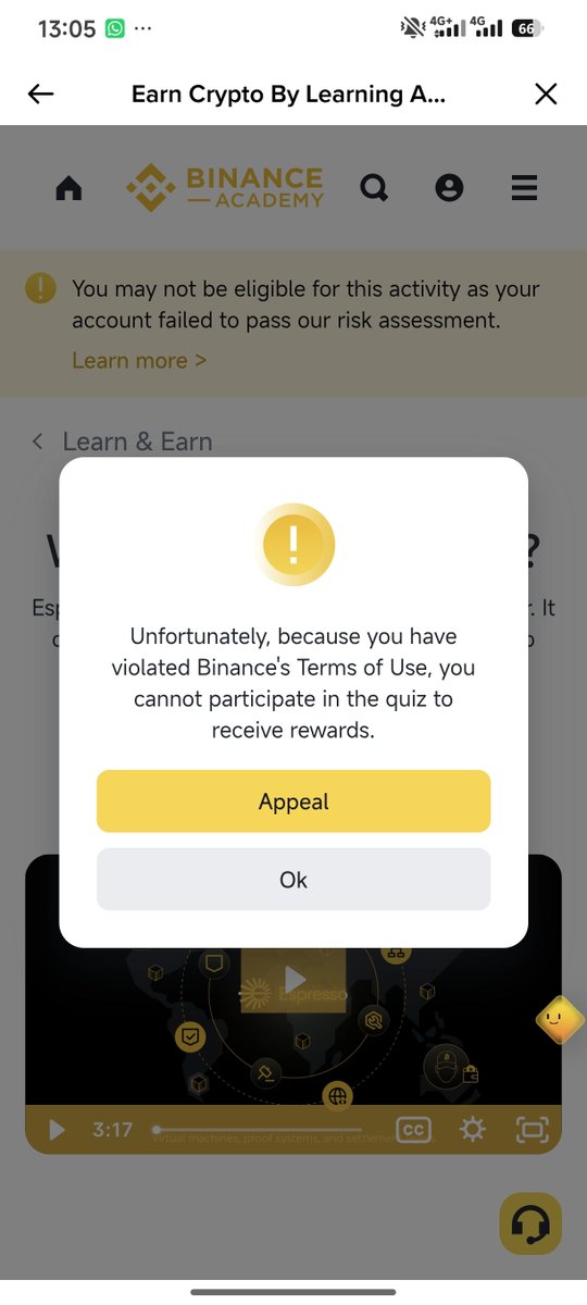 mosfik_eth's tweet photo. I have question for @binance @BinanceHelpDesk team why they disqualify my account from joining the event.. 
They disqualify my account without any reason i want to know why? They disqualify my account without any email that why they do that..my question is here if u or your team disqualify my account without any reason or without knowing me one day u can ban my account with all funds without any notice.. This is a kind of scam. Please don’t do that...i only use one account on my phone..so why u disqualify my account i want to know that..please do it fair for community 
My binance uid:925771272
Please check my account properly and solve the issues. 
#scambinance #fairforcommunity @binance @BinanceAcademy @cz_binance @cz_binance @binanceasia