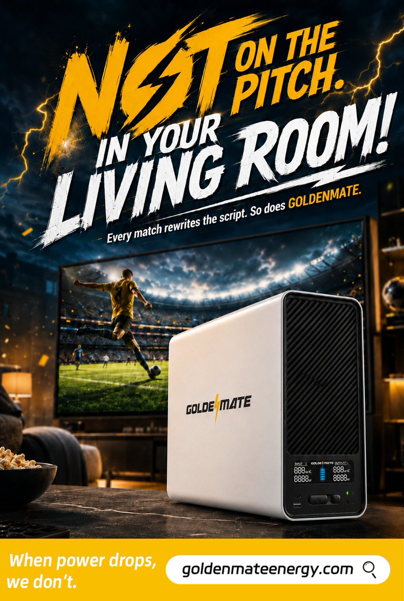 goldenmatepower's tweet photo. In the 89th minute of a knockout thriller — with extra time looming and the stadium holding its breath — the unthinkable happens.

🛒 Get your GOLDENMATE UPS before the next match: [https://t.co/85stgrY67A] https://t.co/ELnwE80Ioe