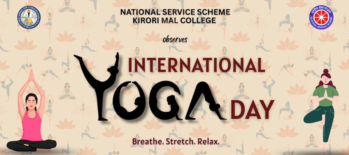 nsskmc's tweet photo. Greetings from NSS KMC 🌟

On the occasion of International Yoga Day 2026, NSS KMC came together to celebrate the power of yoga. Through asanas, breathing exercises, we embraced the values of discipline, mindfulness and inner peace. 🕊️
@nssrddelhi 
@_NSSIndia 
@YASMinistry https://t.co/WAfI9J66cL