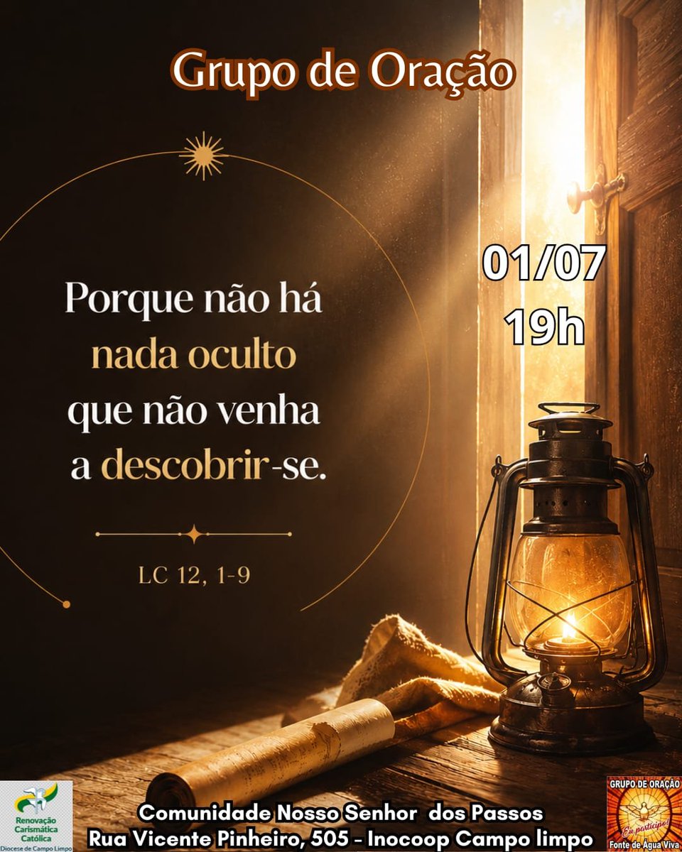 JonathanBS87's tweet photo. Nessa Quarta-feira estarei Pregando no Grupo de Oração Fonte de Água Viva no Inocoop,
 região do Campo Limpo! Bora ??? https://t.co/utLoKMfmeK