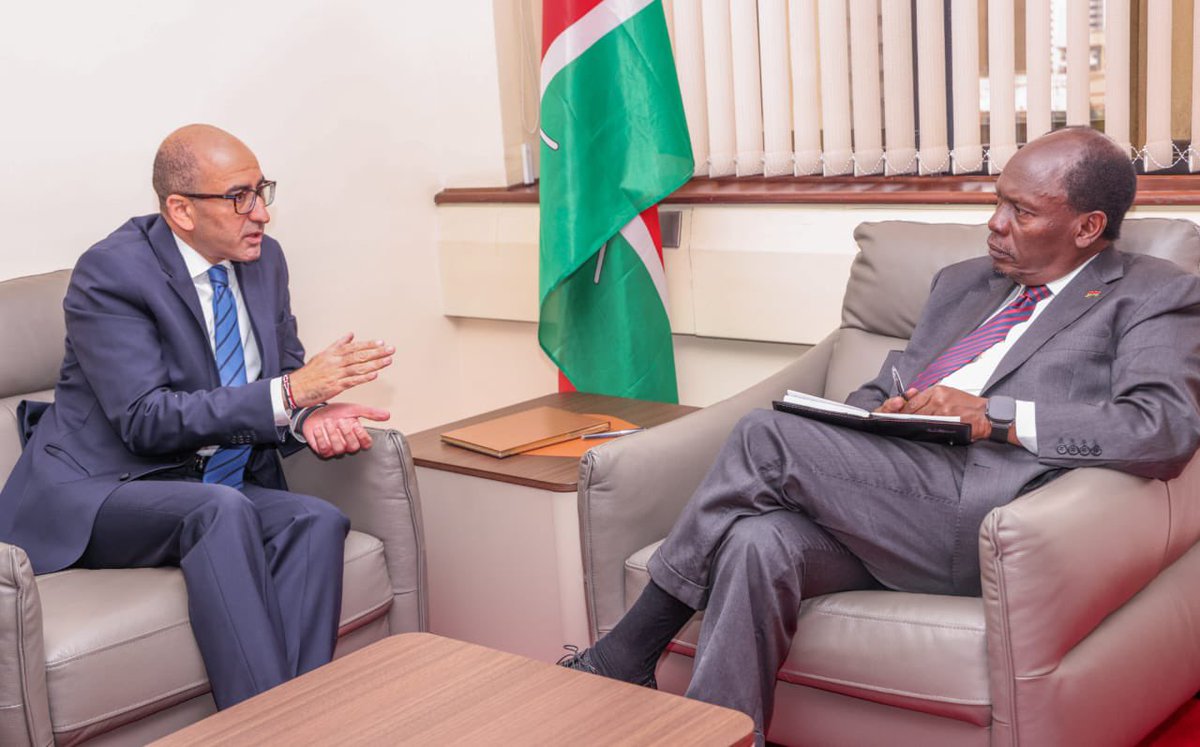 honkabogo's tweet photo. Strengthening Kenya–Egypt Digital Cooperation

I was pleased to host H.E. Hatem Yousri Hosni, the Ambassador of the Arab Republic of Egypt to Kenya, during a courtesy call where we held productive discussions on strengthening cooperation between our two countries in the digital sector.

We explored opportunities to collaborate in key areas including artificial intelligence, digital transformation, e-government services, ICT infrastructure, cybersecurity, and digital skills development. We also discussed knowledge exchange and capacity-building initiatives aimed at accelerating innovation and enhancing digital inclusion.

I reaffirmed the Ministry's commitment to working closely with Egypt to advance our shared digital priorities, strengthen bilateral ties, and deliver meaningful outcomes that will support economic growth and improve the lives of our people through technology.