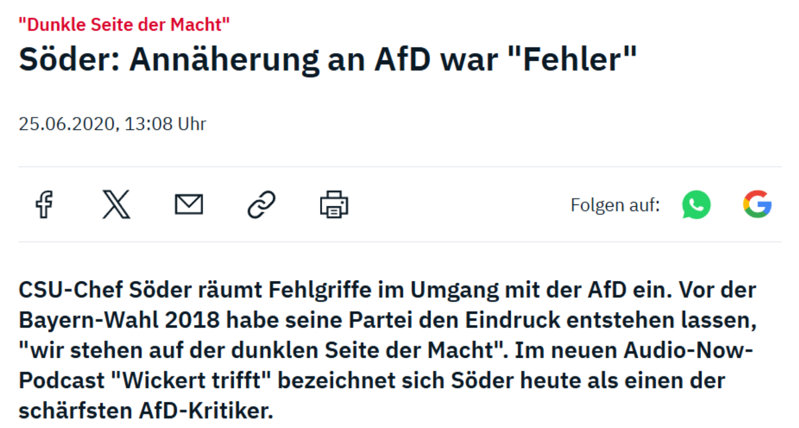 djpr's tweet photo. @CSU Und wer macht die Faschisten seit Jahren groß und stemmt sich jetzt mit aller Macht gegen ein Verbotsprüfungsverfahren? Richtig. Die CSU. https://t.co/jSP3jKwhJu