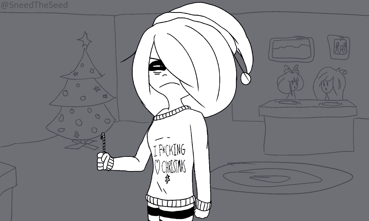 SneedTheSeed's tweet photo. December 24th, 2024 - "That Holly Jolly Feeling"
She's really getting into the Christmas "spirit". 🎅🎄
#ongezellig https://t.co/pgXcCTa6JG