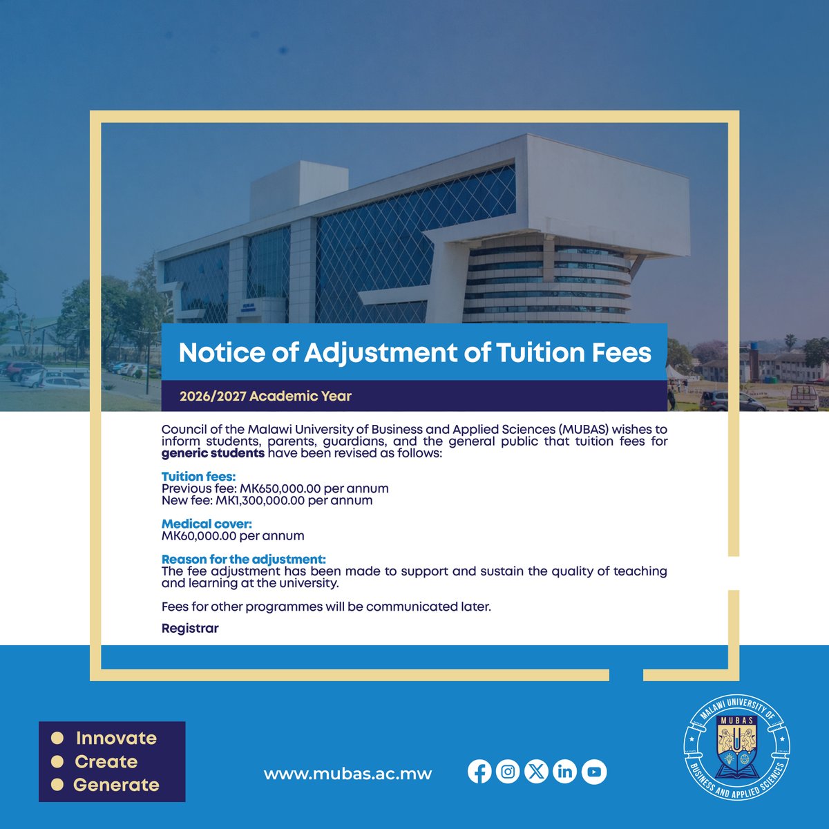 mubasmw's tweet photo. 𝗜𝗠𝗣𝗢𝗥𝗧𝗔𝗡𝗧 𝗡𝗢𝗧𝗜𝗖𝗘!

#MUBASHuwa
#TheHomeOfInnovation
#Innovate #Create #Generate https://t.co/83pyd78yTO