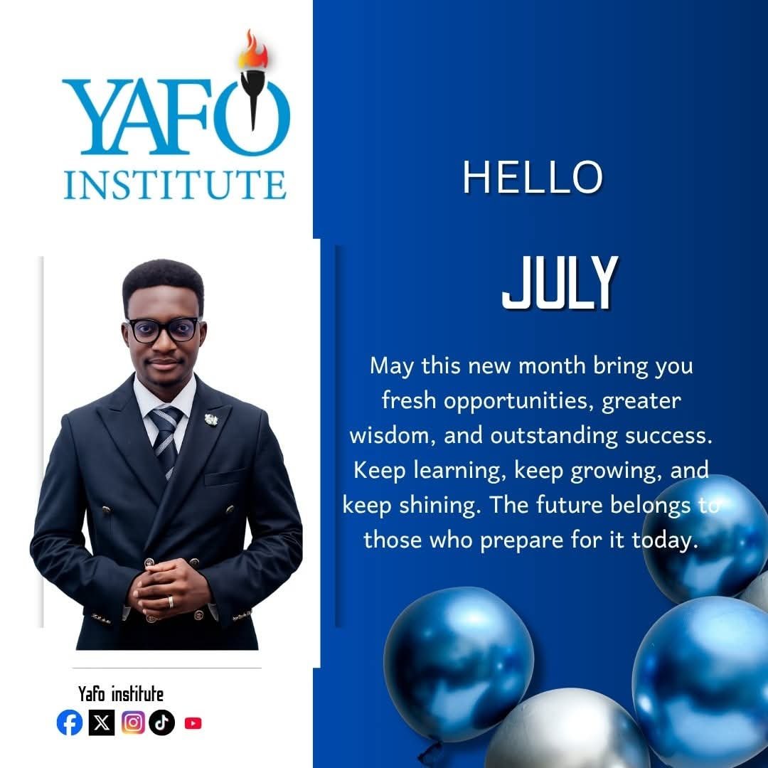 YAFOweb's tweet photo. HELLO JULY! 

A new month is here - bringing fresh opportunities, new ideas, and greater possibilities for growth and impact.

#hellojuly  #newmonthnewgoals #LibertyLovers #WeAreYAFO #Liberty https://t.co/Y55J7Y3TSU