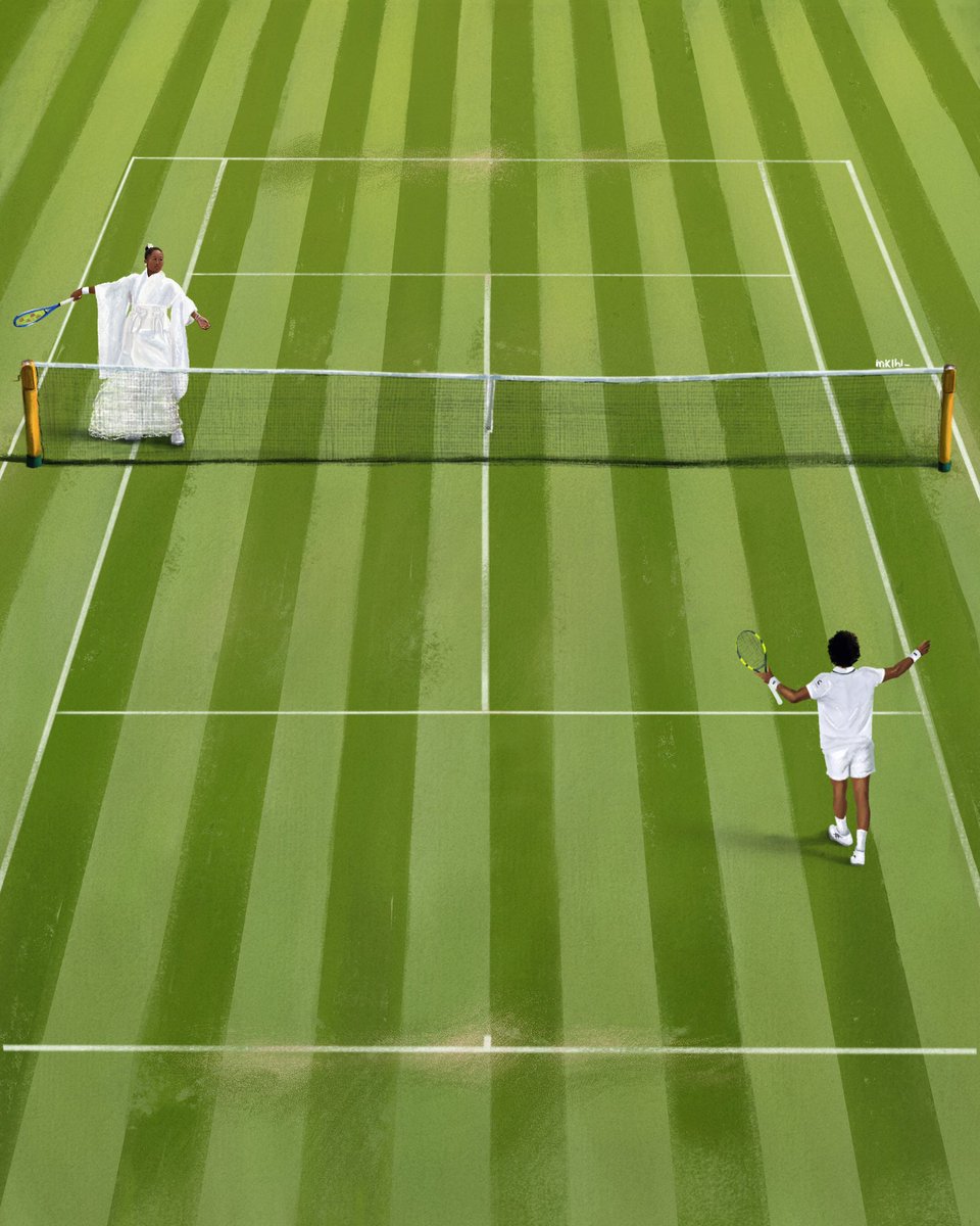 mklhl_'s tweet photo. Day 2!
#Wimbledon https://t.co/QZNjZVuQRu
