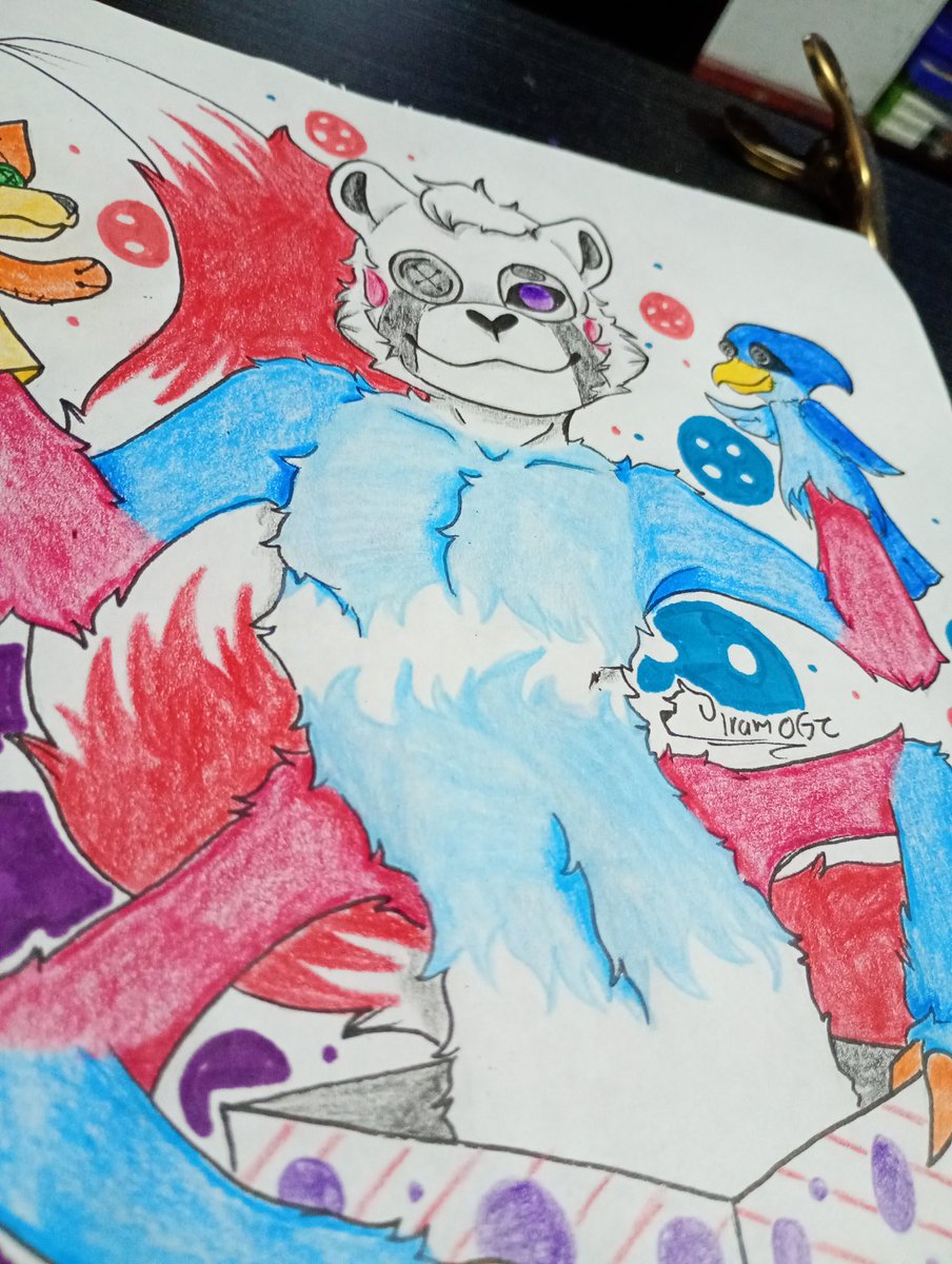 iramOGZ_Gozi's tweet photo. Jaxy📦🎭

#furryㅤㅤㅤ #furrartwork #furryㅤㅤ #furrydrawing #fypシ゚viral https://t.co/wSWceSVywZ