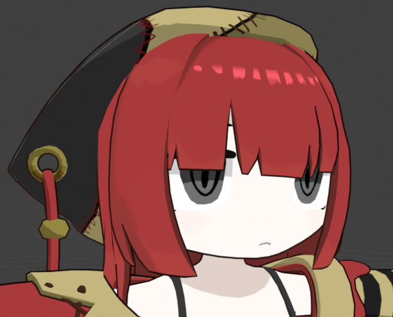 numesote's tweet photo. ＃blender #b3d
髪のテクスチャ書き直し←ビフォアフ→
念のためセルルック（ビフォ）と通常（アフ）の2パターンテクスチャ用意してる。マウスお絵かきムズイ。 https://t.co/hpnMawLpyP