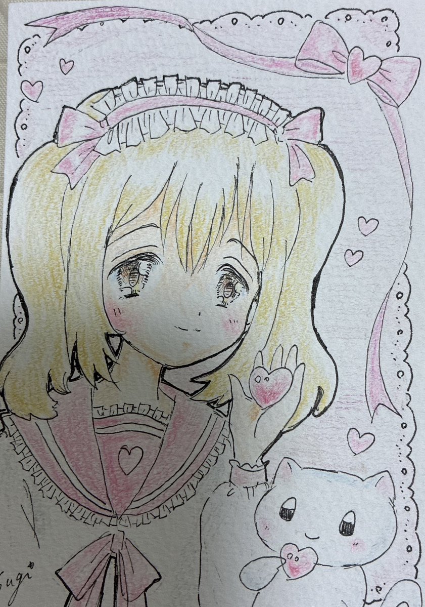 sugi_milk1290's tweet photo. ↓母の寝てるベッド🛌の横に折りたたみ机を置いて、ひたすら色鉛筆イラストを練習してます。萌え絵を研究中です。またモノクロのペン画🖋️描きたいな〜。
#アナログイラスト  #色鉛筆イラスト https://t.co/NYg9AH2Jq3