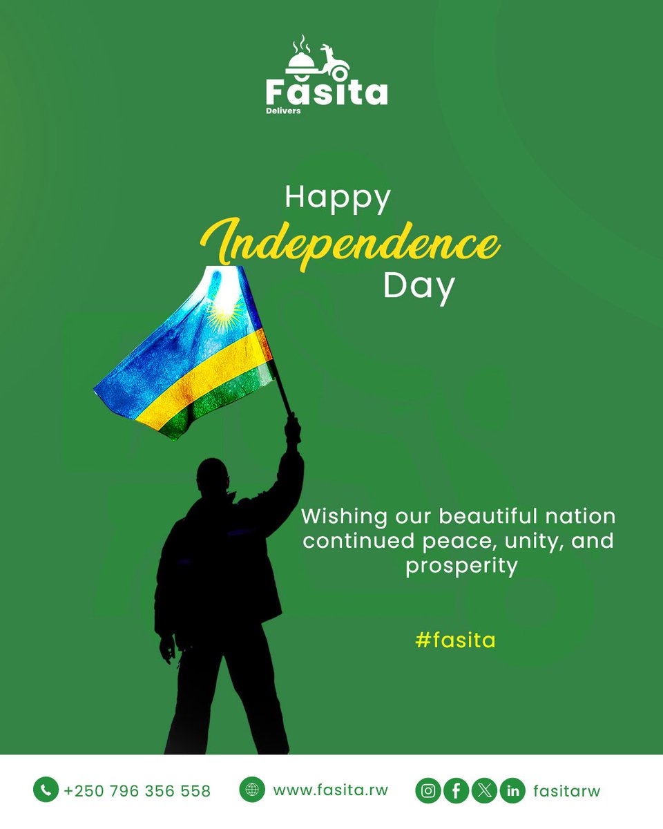 fasitarw's tweet photo. Happy Independence Day. 

#Rwanda https://t.co/gb6JFnIFCa