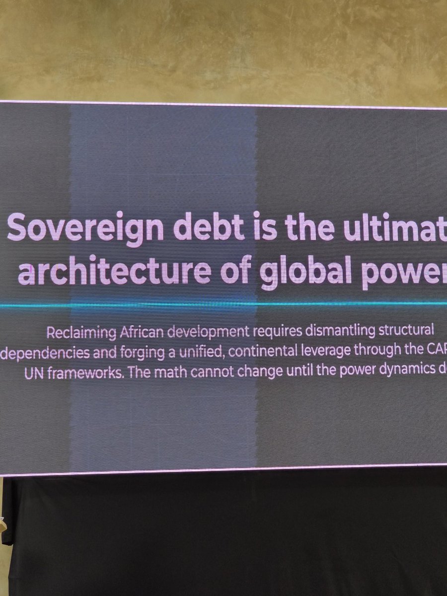SADCOPAC2003's tweet photo. Parliamentarians are the "national souls of national purses." 🏛️
As PAC Chairperson, Hon. Steven Baba reminded delegates at #DaDAIV that oversight is our duty.
Unsustainable debt threatens our people. We need stronger oversight & a formal partnership with @AFRODAD to hold governments accountable.