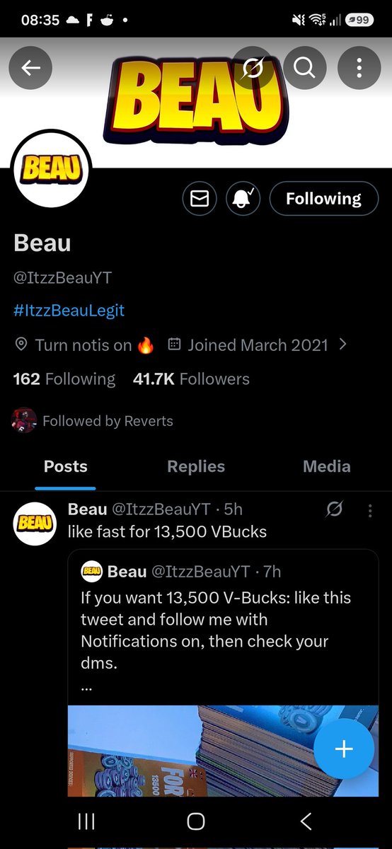 Josh087523941's tweet photo. @ItzzBeauYT Done https://t.co/gyEZ4F95Hy