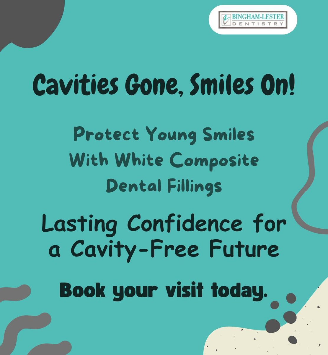 drvickii's tweet photo. White composite dental fillings are a kid-friendly cavity solution that blends seamlessly with their natural teeth. Preserve their smiles and let them shine bright.
.
.
#whitecompositefillings #dentalfillings #kidsoralhealth #gambrills #crofton #MD #binghamlesterdentistry https://t.co/z92uD9b2qB