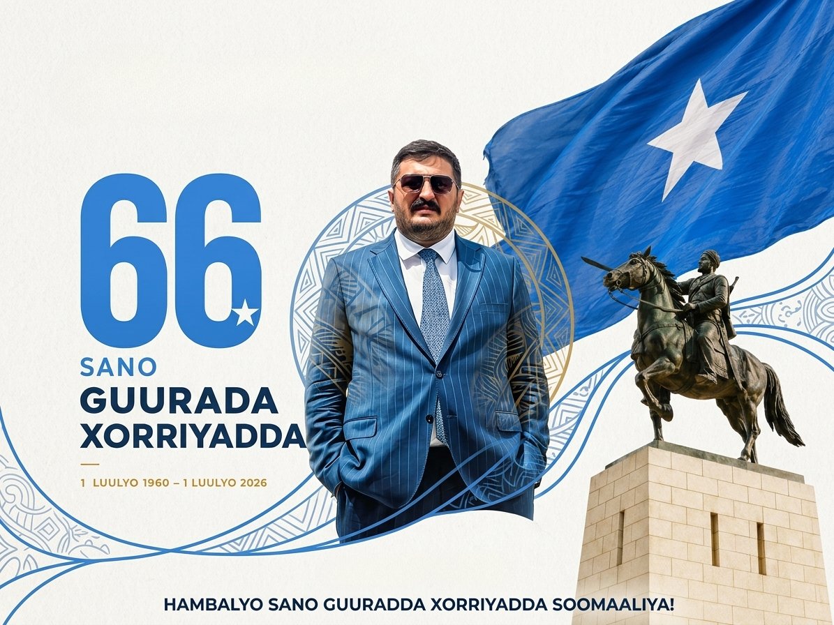 umutcagrisariii's tweet photo. Congratulations to the great people of the Somali nation on the #66th Anniversary of your Independence! 🇸🇴

I honor the sacrifices of your independence heroes and celebrate the incredible unity, resilience, and enduring spirit of the Somali people.Happy Independence Day! 

#SomaliaAt66