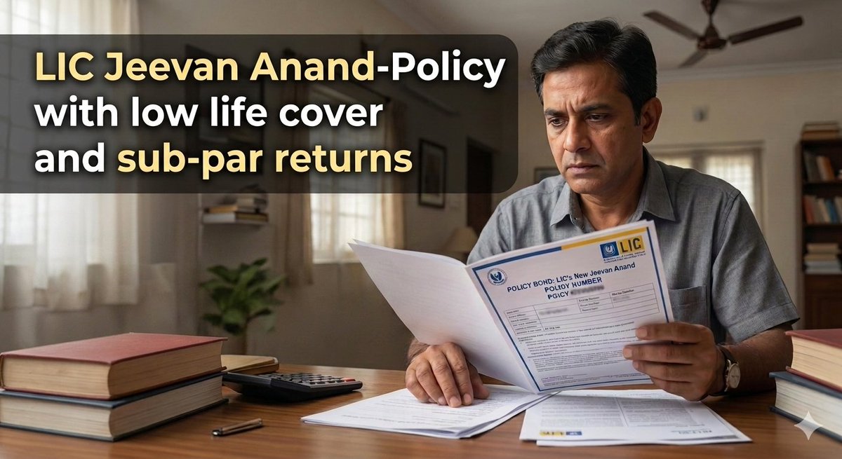 NIKHILLJHA's tweet photo. 🚨LIC Jeevan Anand-The ultimate wealth killer?

Do you have any LIC Policy?
Spare a minute to read this👇

One of our followers approached us to analyse his Jeevan Anand Policy,

He purchased the policy with the following conditions:-
📈Basic Sum Assured: Rs. 5,00,000
📈Policy Term: 25 years
📈Premium Payment Term: 25 years (paid yearly for 25 years)
📈Annual Premium: Rs 21,400
📈Total Premium paid for 25 years: Rs 5,35,000

On Maturity, he got:-
📈Basic Sum Assured: Rs. 5,00,000
📈Bonus Accumulated over 25 years:-6,50,000
📈Total Maturity Payout: Rs. 11,50,000 (approximately)

The death benefit was just:-
📈6.25L+bonus at the time of death(he sirvived the period)

The Real Trap:
⚠️ The exact IRR (Internal Rate of Return) is just 5.47%.
⚠️ The death cover during the term was a mere ₹6.25L + bonus.(he survived the period)

If he had bought a ₹1 Crore Pure Term Plan and put the rest into a simple Mutual Fund SIP
📈He would have a higher life cover
📈His maturity corpus would be much, much higher

The Hard Truth:
Traditional LIC insurance bundles provide:-
📈Terrible life insurance cover and, 
📈 Sub-inflation returns.

Did a whole generation of Indians drastically compromise their retirement wealth by blindly trusting these LIC policies? 👇