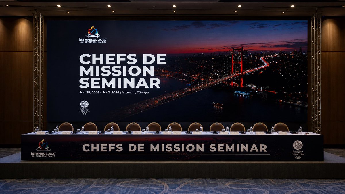 The_EOC's tweet photo. Istanbul set to host the 4th European Games Chefs de Mission Seminar with less than one year to go 🇹🇷

Read more 👉 https://t.co/HBtxN72lrk https://t.co/8ccUbAqKmb
