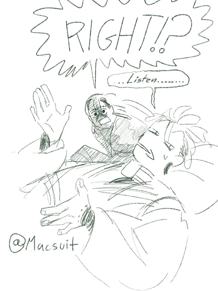 Mac_in_a_suit's tweet photo. Tweet so peak I had to wake up at 2:00am to impulsively draw it https://t.co/oDHJ6LC8Vl
