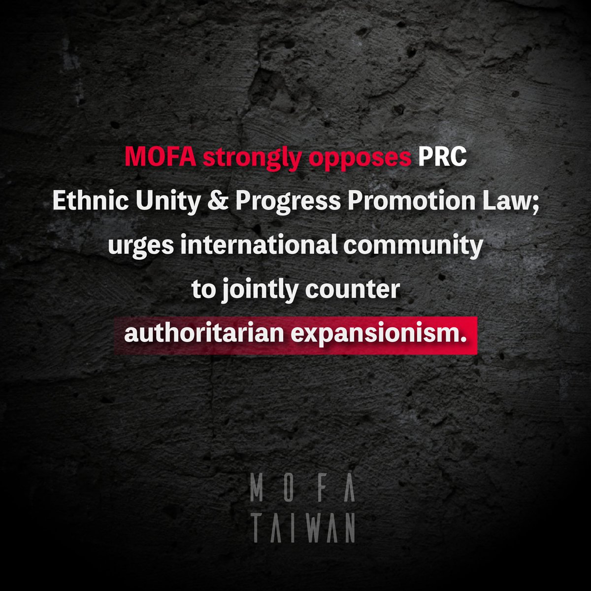 TaiwanMelbourne's tweet photo. Freedom of speech isn't just a right—it's who we are. 🇹🇼

The PRC's latest attempt to use vague laws to threaten people beyond its borders is a wake-up call for every democracy. Taiwan won't be silenced.

Want to stay informed on how Taiwan is defending democratic norms and building global resilience? Hit follow. 🌏🛡️

#StandWithTaiwan #Democracy #RuleOfLaw #HumanRights #GlobalSecurity

Source: @MOFA_Taiwan