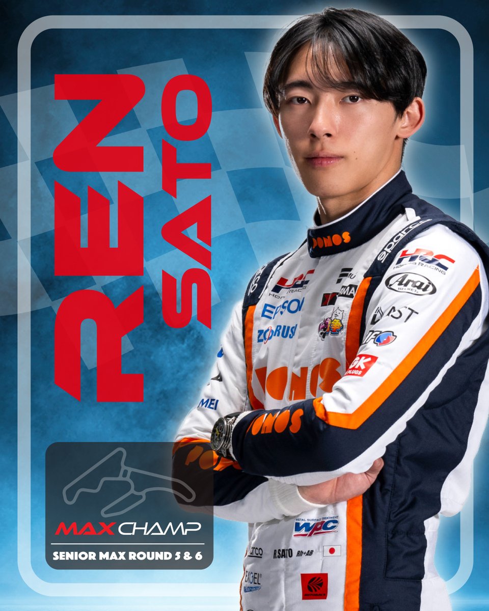 RT @ExgelMotorsport: SF & GT ドライバーの佐藤蓮がMAXチャンプ初参戦