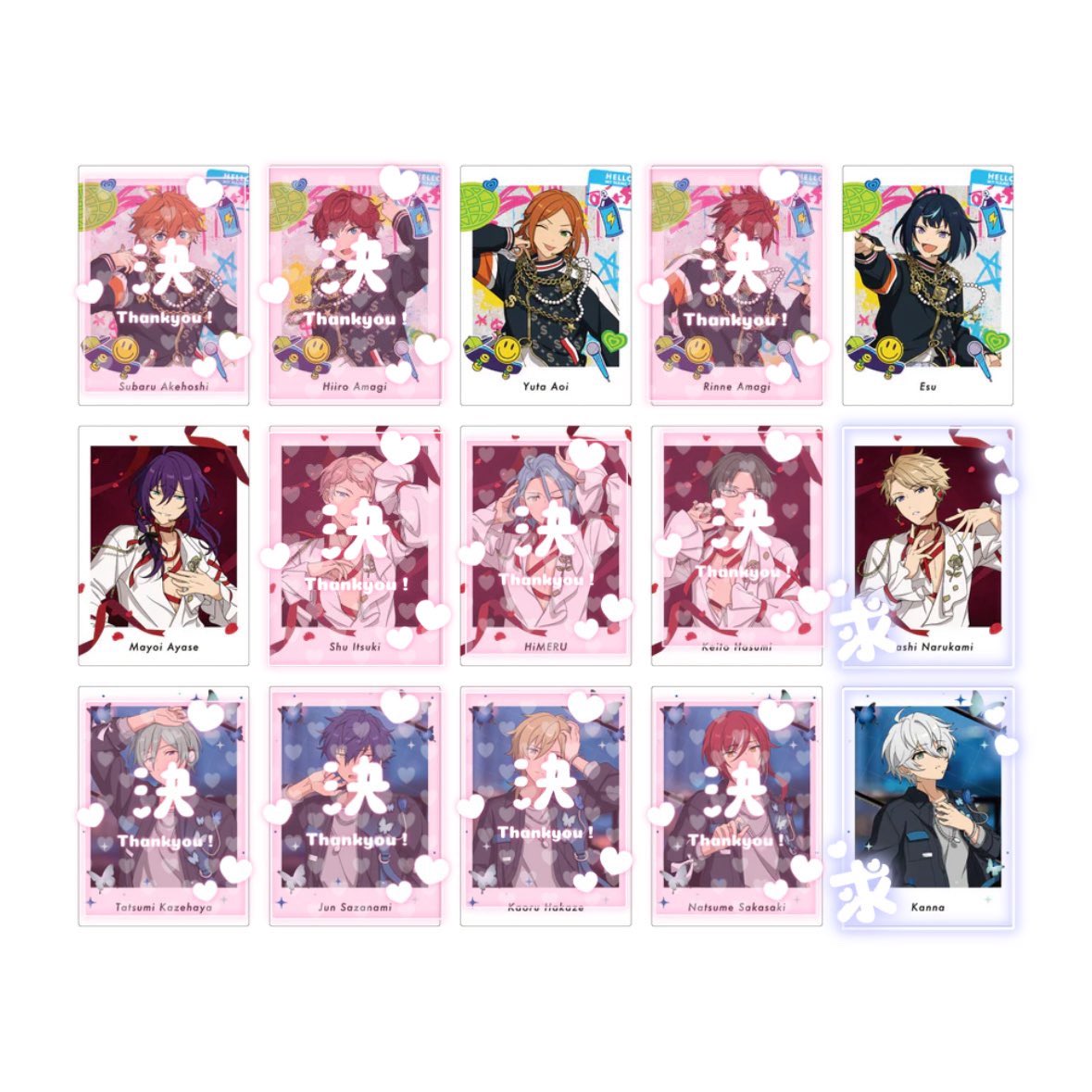 mimi_Kann's tweet photo. 《交換・仮約束》
P.A.shots!! Extra -SELECTION 10 UNIT SONG-

譲   画像の物

求   ライカ���カンナ、瀬名泉、鳴上嵐

10BOX    予約予定 

検索よりお気軽にお声かけください https://t.co/qKLbM0mOTt