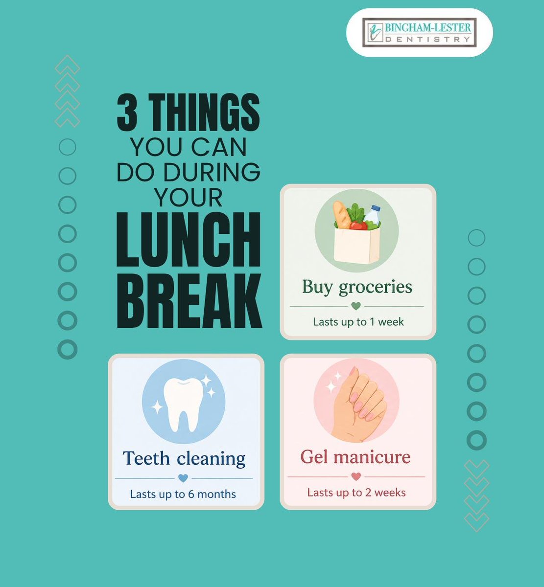 drvickii's tweet photo. One of these things lasts longer than the other. All of them are worth doing. Take your pick.
.
.
.
.
#justforfun #gambrills #crofton #MD #binghamlesterdentistry https://t.co/9DFovdQ8S4