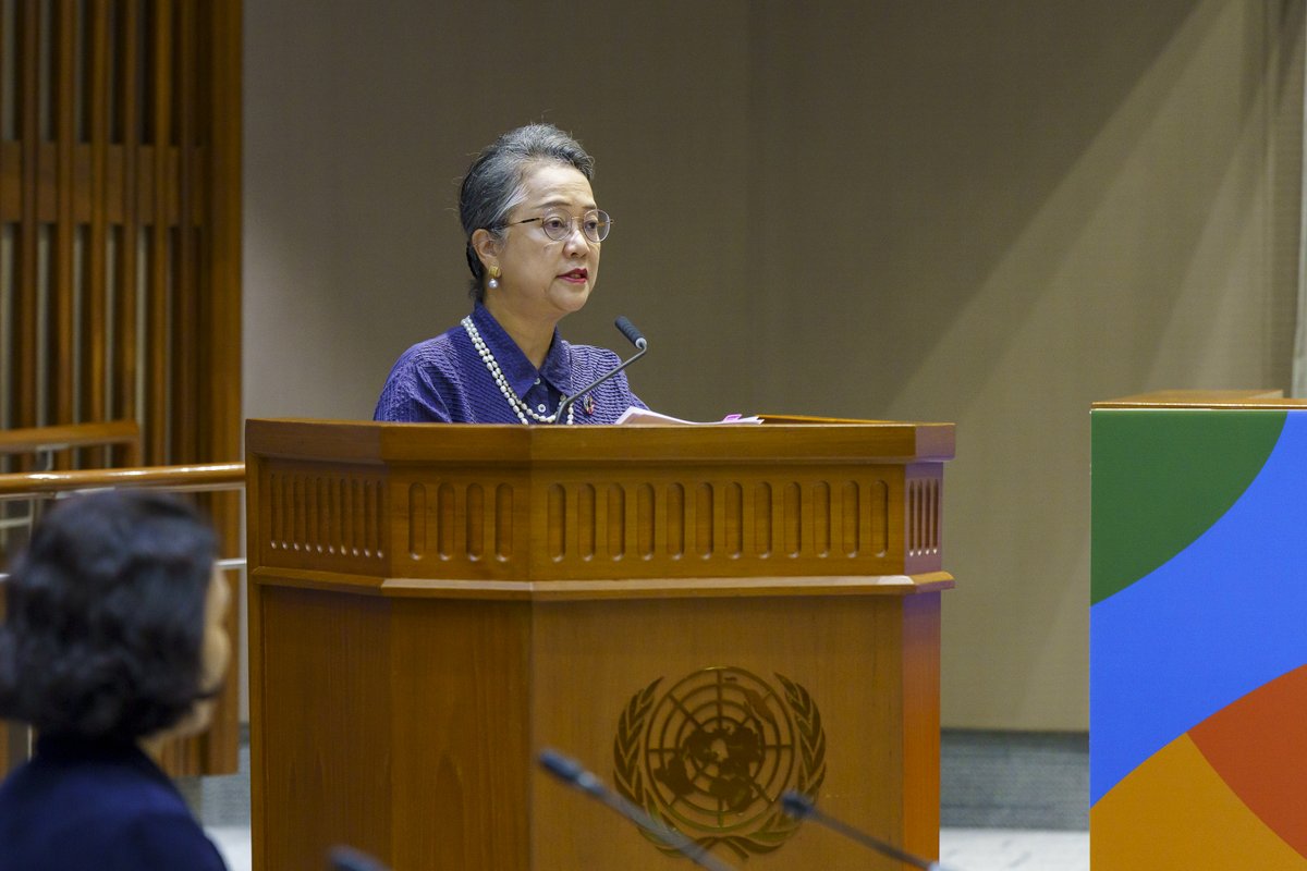 UN_Armida's tweet photo. At #EnvCom9, I called for stronger synergies &amp; deeper regional cooperation to address the triple planetary crisis.

Fragmented responses cannot keep pace with interconnected challenges. Together, we can build a more resilient, inclusive &amp; sustainable future for #AsiaPacific. https://t.co/aiavhmKHrV