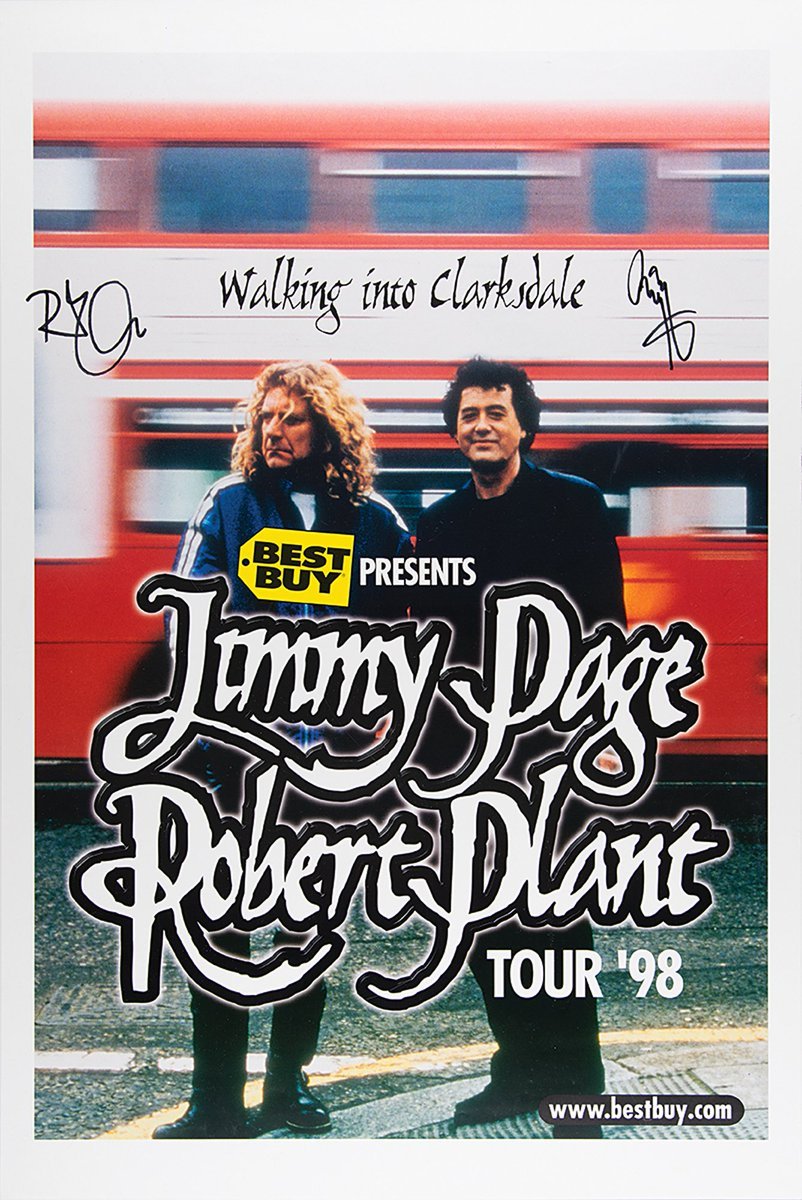dvesean's tweet photo. July 1st 1998
Pittsburgh Civic Arena

I only ever saw Led Zeppelin once,
July 1973, Three Rivers Stadium.

But Jimmy Page &amp; Robert Plant did a couple tours together in The 90's,
Including this one,

"Walking Into Clarksdale,
Walking Into Everywhere."

A TON of Zeppelin Classics! https://t.co/DmzLdNdbrC