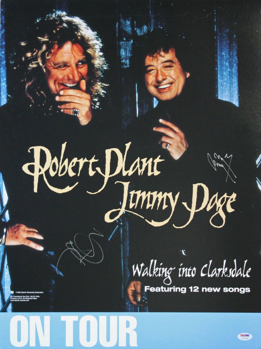dvesean's tweet photo. July 1st 1998
Pittsburgh Civic Arena

I only ever saw Led Zeppelin once,
July 1973, Three Rivers Stadium.

But Jimmy Page &amp; Robert Plant did a couple tours together in The 90's,
Including this one,

"Walking Into Clarksdale,
Walking Into Everywhere."

A TON of Zeppelin Classics! https://t.co/DmzLdNdbrC