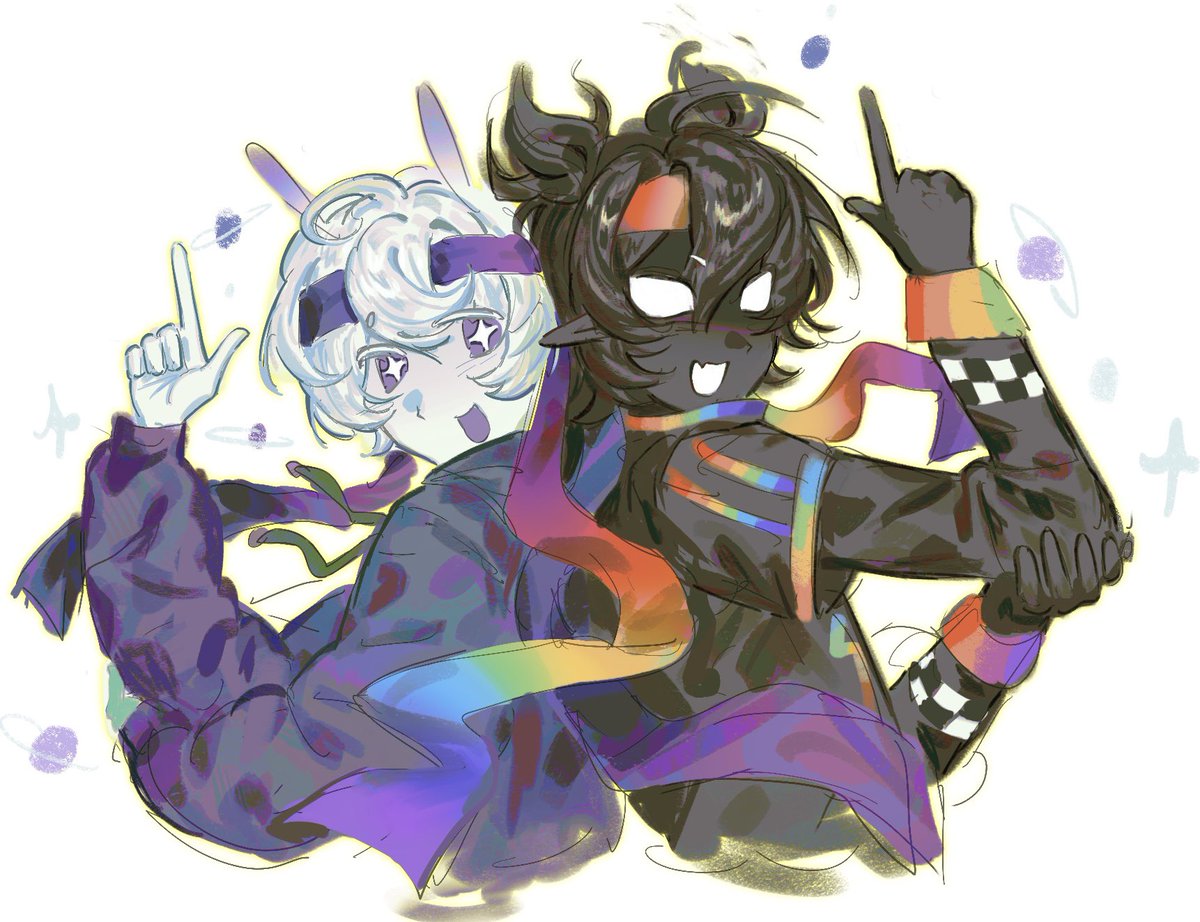 pipopansu's tweet photo. #prideduo but its not pride month anymore https://t.co/E5qe13c25p