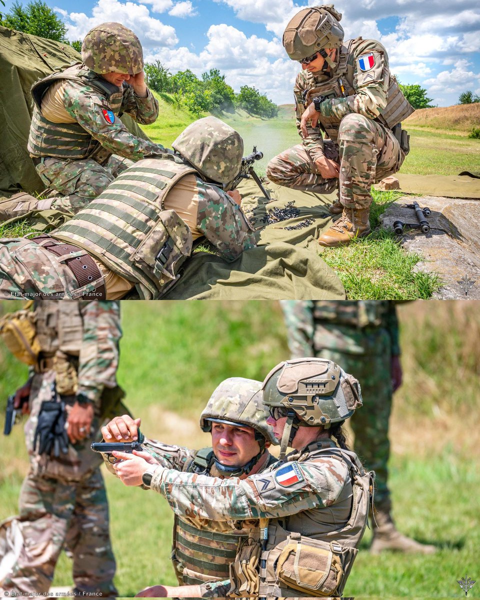NATOBGRomania's tweet photo. Real interoperability is trust.
At the end of EAGLE SAPPER, 🇫🇷 and 🇷🇴 combat engineers tried each other's weapons. They shared demining and demolition knowledge, and ran live breaching together.
#CombatEngineers #Interoperability #StrongerTogether #WeAreNATO #NATO https://t.co/UMTWOORo9u