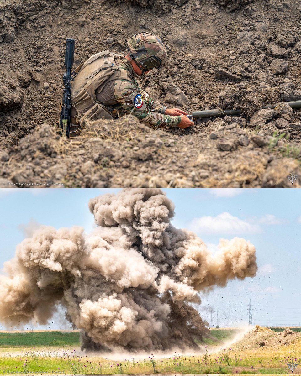 NATOBGRomania's tweet photo. Real interoperability is trust.
At the end of EAGLE SAPPER, 🇫🇷 and 🇷🇴 combat engineers tried each other's weapons. They shared demining and demolition knowledge, and ran live breaching together.
#CombatEngineers #Interoperability #StrongerTogether #WeAreNATO #NATO https://t.co/UMTWOORo9u