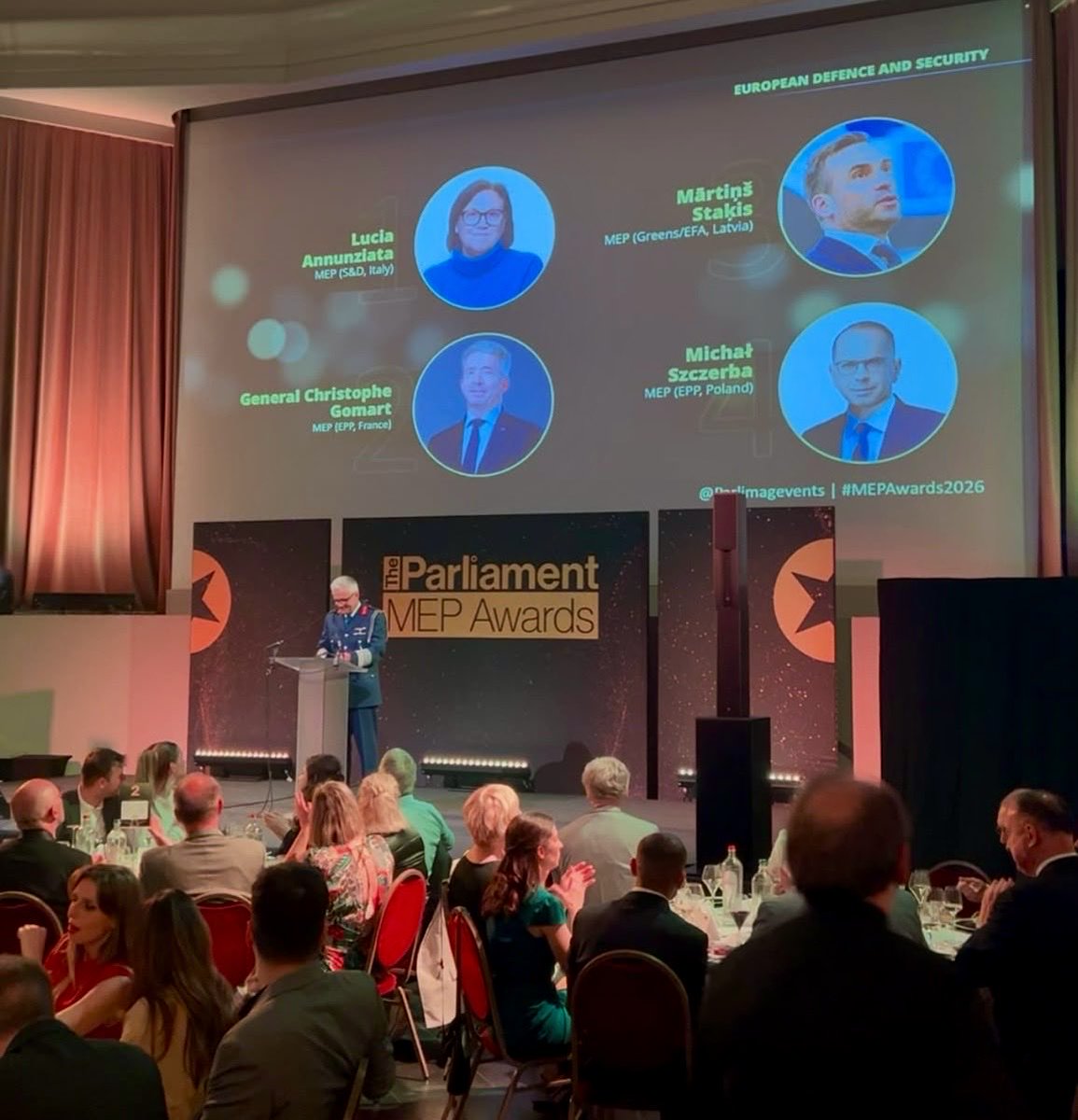 MichalSzczerba's tweet photo. Recognising excellence in European policymaking, The Parliament's MEP Awards 2026 honour MEPs who have made a significant contribution across a range of policy areas. I am honoured to be nominated by @Parlimag in the Security & Defence category. #MEPAwards2026 #DefenceEurope https://t.co/MgYArG1kug