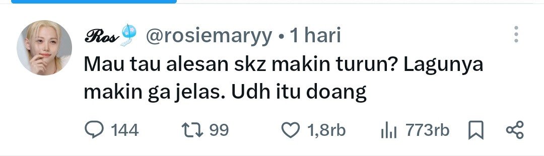 icimasung's tweet photo. nyampe bgt di TL gw bangsat!!!
😭😭😭

lagu makin ga jelas itu gmn?
ELU yg ga jelas bgt anjim

mgk era ini lu kgk demen ma lagunya
bukan brarti lu kasih kesimpulan
makin turun

OTAK lu turun https://t.co/b8gUVy6BQP
