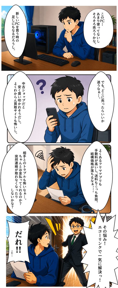 echolink01's tweet photo. ゲーミングPC、売るのめんどくさくないですか？
・値下げ交渉 ・仲介手数料 ・送料 ・購入者対応
EchoLinkなら、 直接買取でシンプルにお取引できます。
さらに今なら Amazonギフトコード5000円分プレゼント中！
https://t.co/2AIgu5KJ7x
#ゲーミングPC #PC買取　#中古パソコン https://t.co/zMe9GFKXtv
