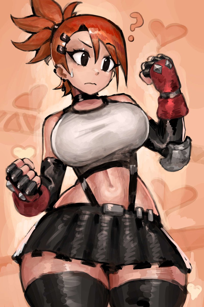 Saiykik's tweet photo. Frankie dressed as Tifa https://t.co/57EbEePbox