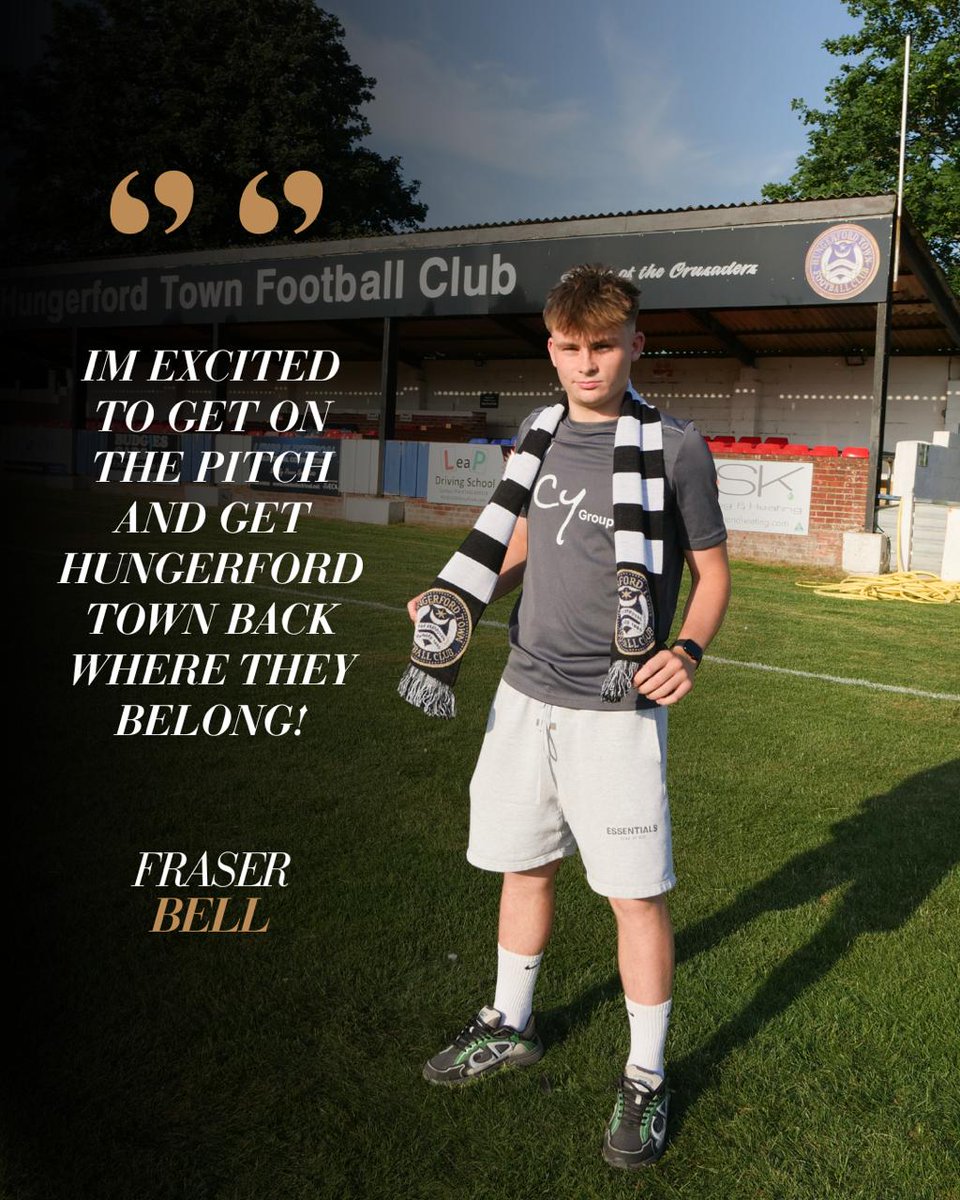 HungerfordTown's tweet photo. BELL TO BULPIT
An exciting signing Fraser Bell is a Crusader.
Fraser is a full back & a natural leader who joins us from Cirencester Town. A technically gifted player with great crossing ability Fraser is an excellent addition to the squad. Welcome to Hungerford!
#HTFCSigning https://t.co/d3k1nqek2b